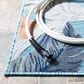 Safavieh Cabana CBN456M 4" x 6" Blue and Grey Indoor/Outdoor Area Performance Rug, , large