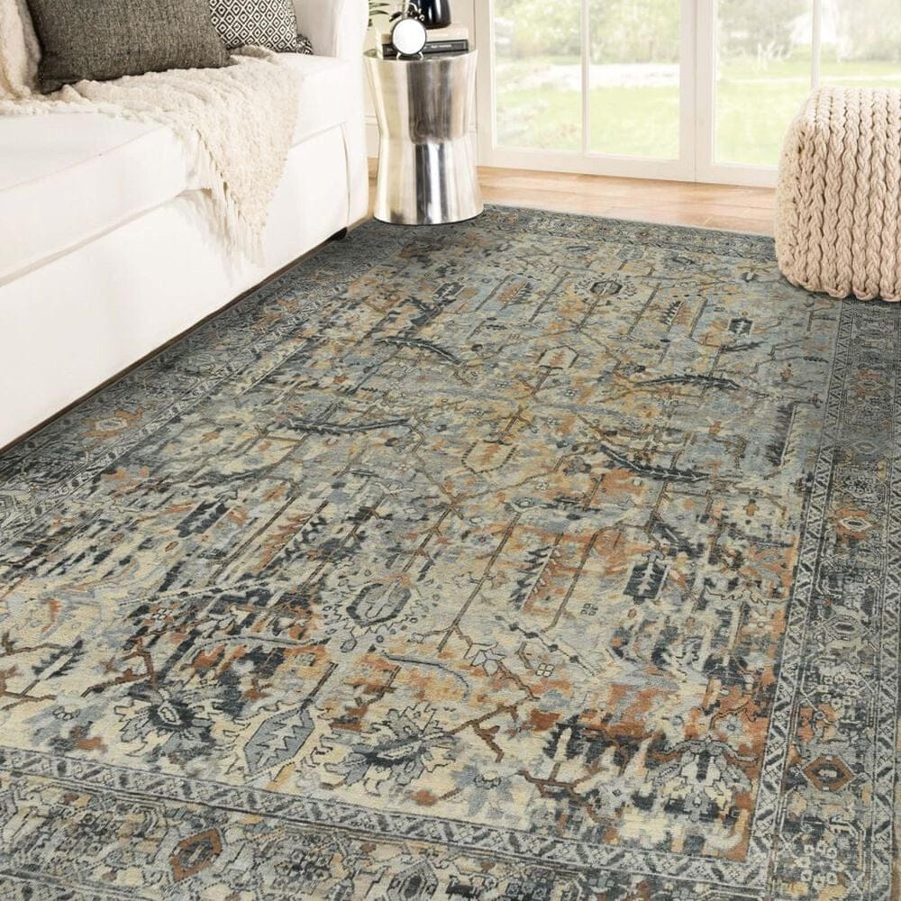 Amer Rugs Craft 10&#39; x 14&#39; Blue Area Rug, , large
