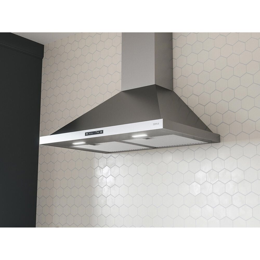 Zephyr Core Series Ombra 30" Wall Mount Convertible Range Hood with Blower in Stainless Steel, , large