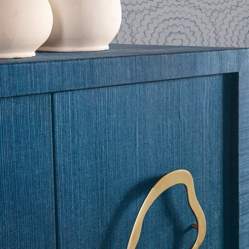 Hooker Furniture Commerce and Market Paige 90" 5-Door Credenza in Blue, , large
