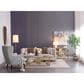 A&B Home Anita Table Lamp with Collapsible Shade in White and Gold, , large