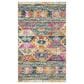 Safavieh Madison MAD118C 4" x 6" Blue and Fuchsia Area Rug, , large
