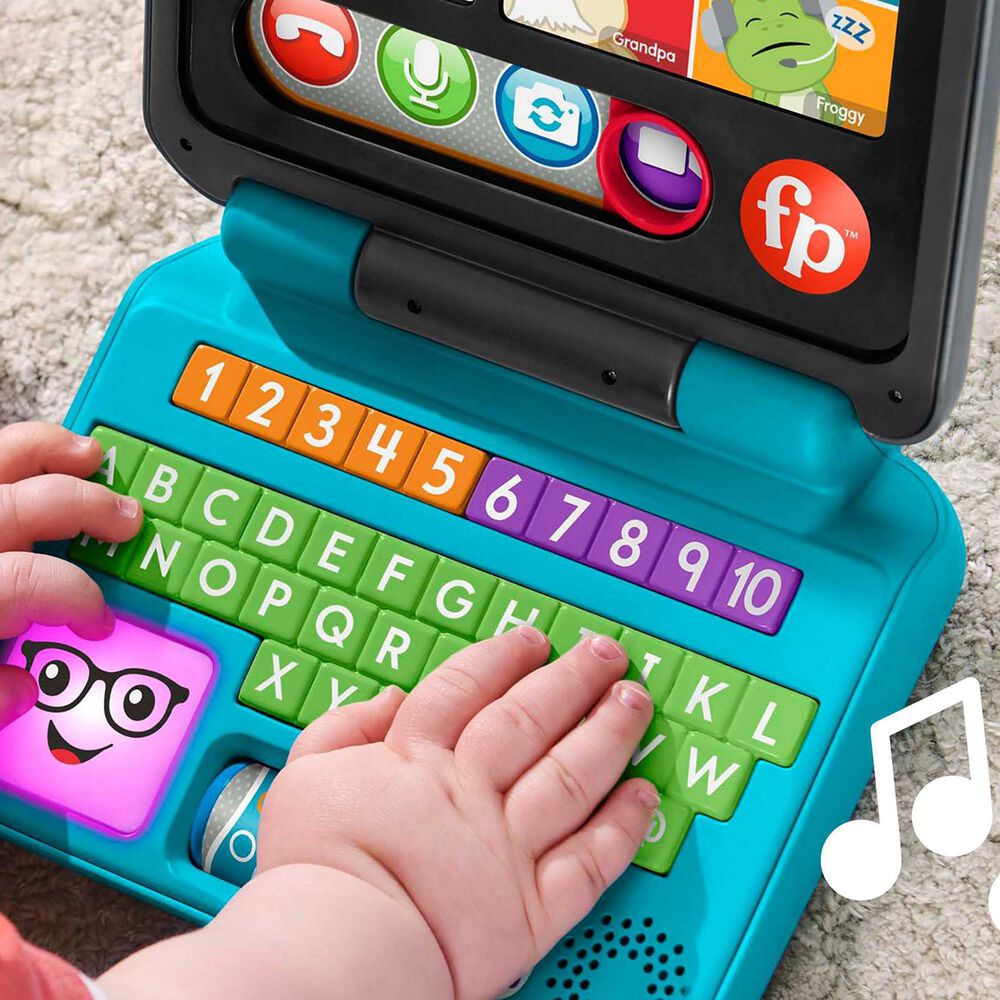 Little People Laugh &amp; Learn Let&#39;s Connect Laptop, , large