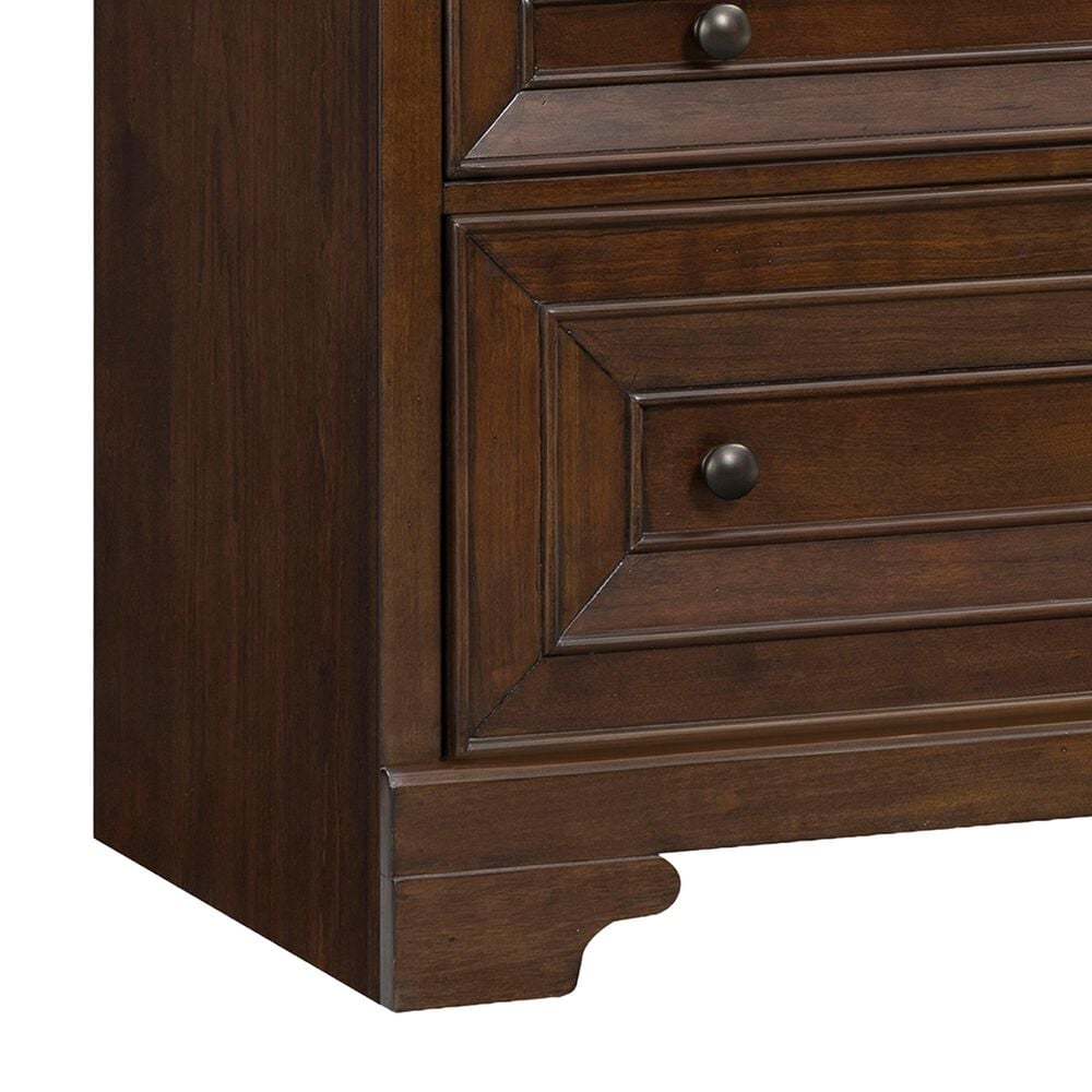 Riva Ridge Arlington Workstation Combo File in Classic Brown, , large