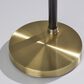 Adesso Bergen 3-Arm Arc Lamp in Black and Antique Brass, , large