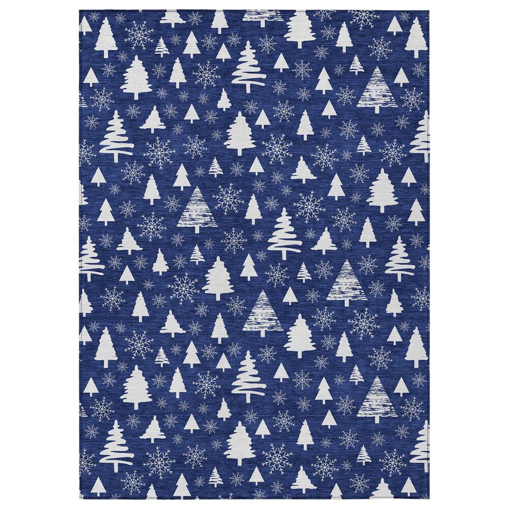 Dalyn Rug Company Wonderland WN23 3" x 5" Navy Indoor/Outdoor Area Rug, , large