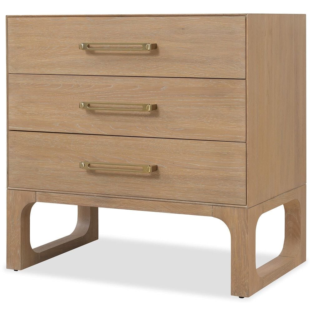 Hooker Furniture Banyon Bay 3-Drawer Nightstand in Desert Oak, , large