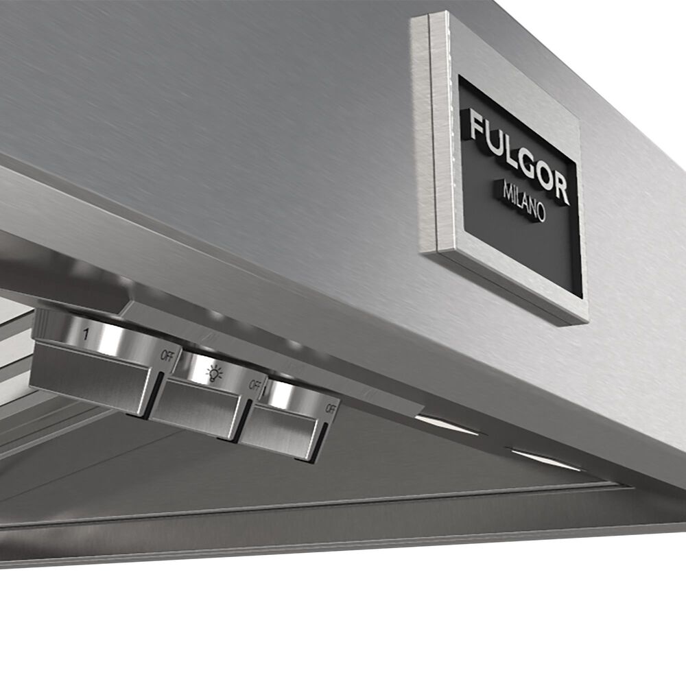 Fulgor Milano 600 Series 36&quot; Pro Chimney Range Hood in Stainless Steel, , large