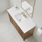37B Fenwick 48" Single Bathroom Vanity in Kona with Glossy White Composite Stone Top and Backsplash, , large