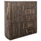 Fallridge Balam 5-Drawer Gentleman Chest in Stained Black, , large