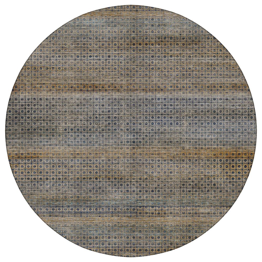 Dalyn Rug Company Vico VC5 Navy 8" Round Area Rug, , large