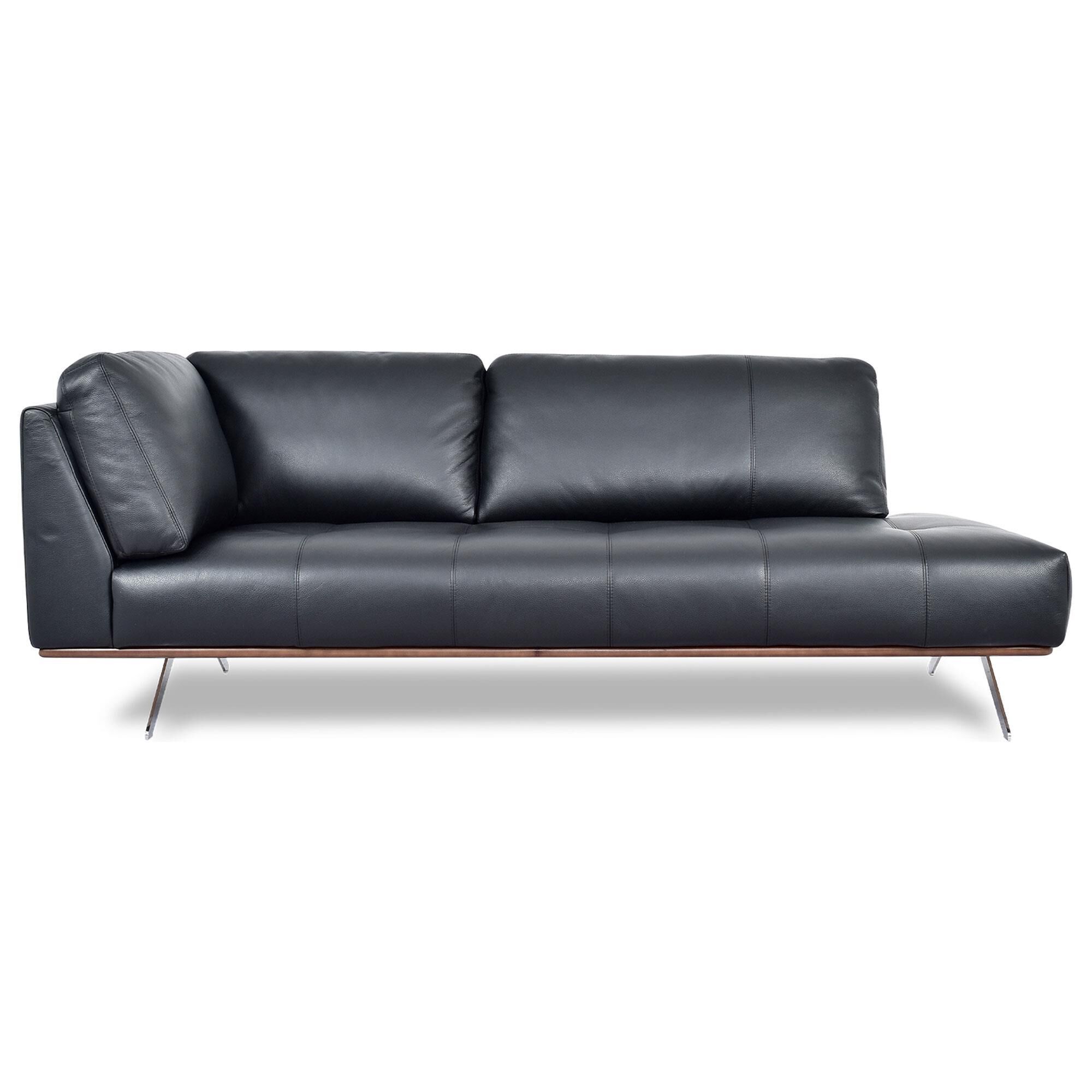Chateau d'Ax 2-Piece Stationary Right Facing Sectional in Black