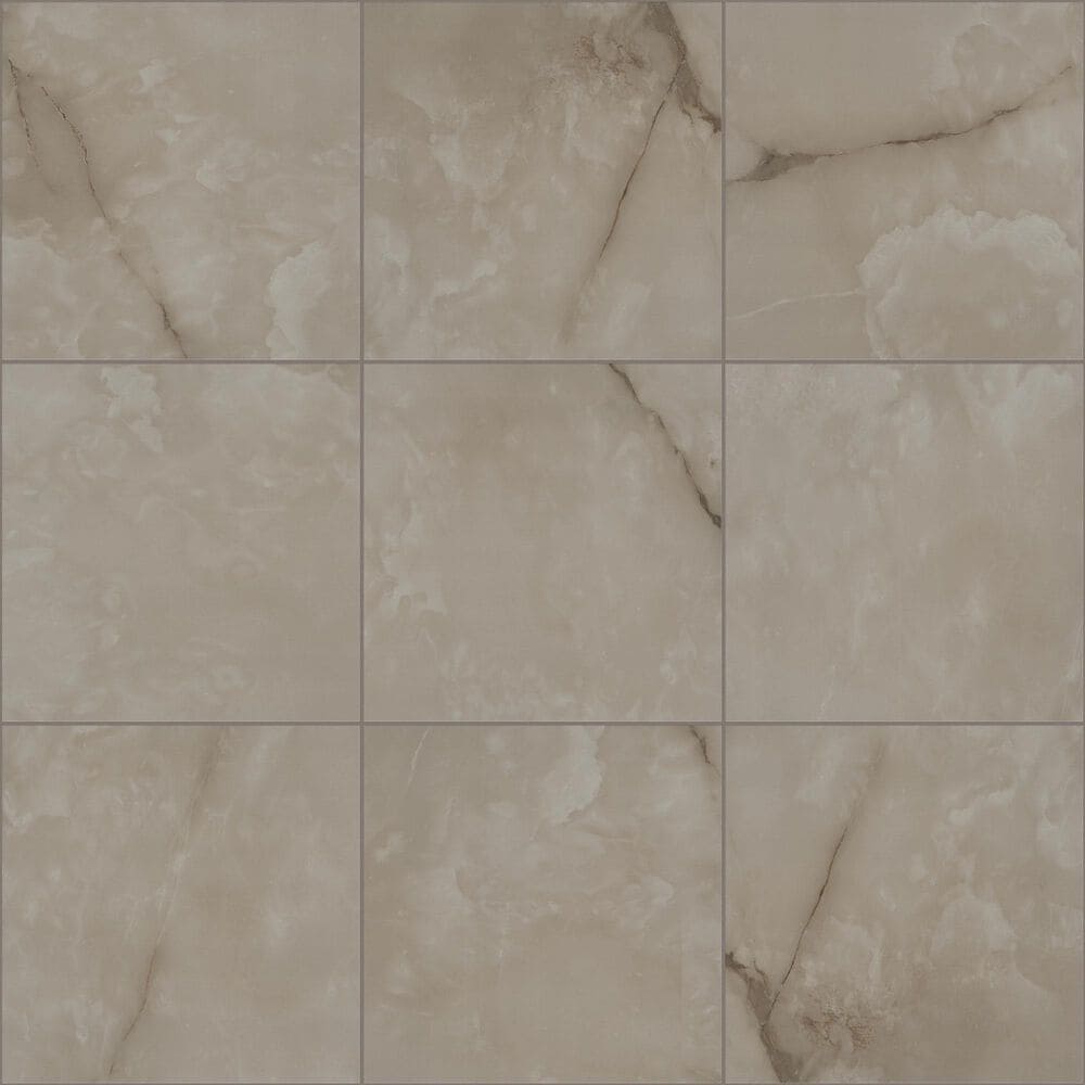 Shaw Astoria Mocha 23.5" x 23.5" Polished Porcelain Tile, , large