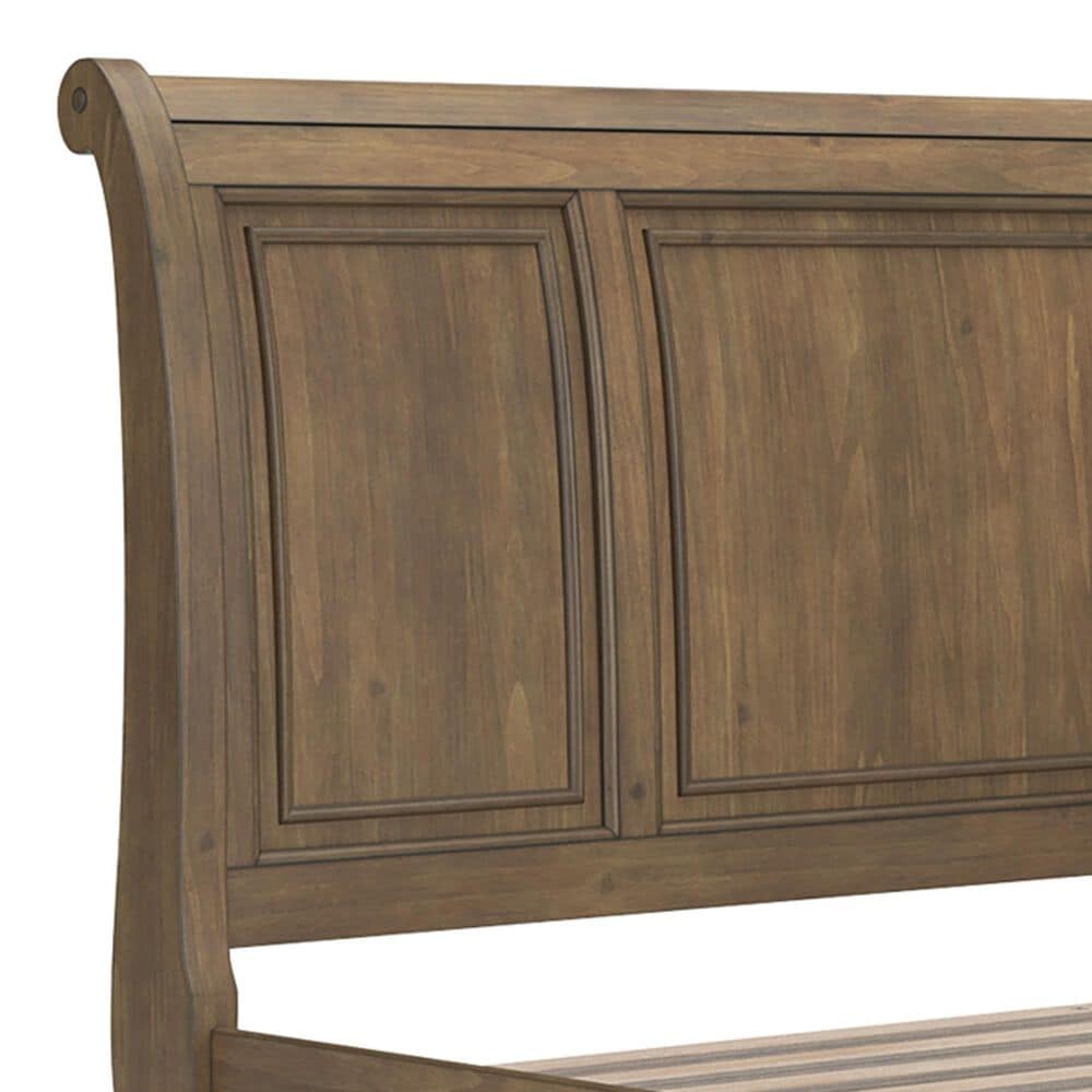 Ashley Feddinger King Storage Sleigh Bed in Chestnut Brown, , large
