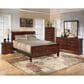 Ashley Alisdair Queen Sleigh Bed in Dark Brown, , large