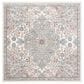 Safavieh Oregon 6"7" Square Grey and Ivory Area Rug, , large