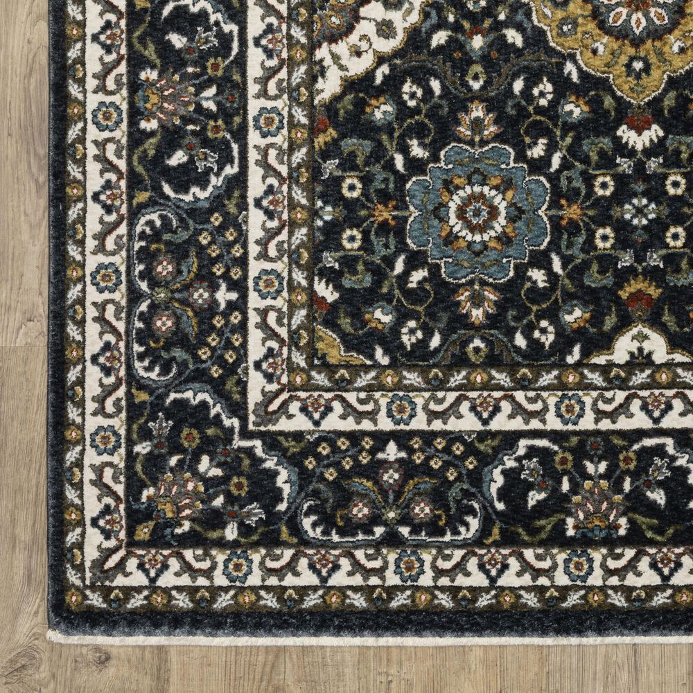 Oriental Weavers Vivian VI04C 2&#39;3&quot; x 7&#39;6&quot; Blue Runner, , large