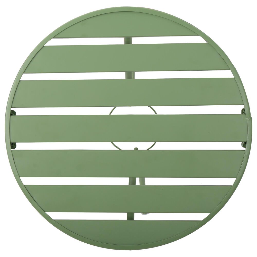 Hearth and Haven Colmar 3-Piece Bistro Set in Green, , large