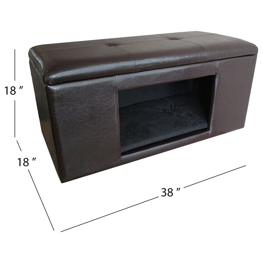 Kinfine Pet Bed Bench in Brown, , large