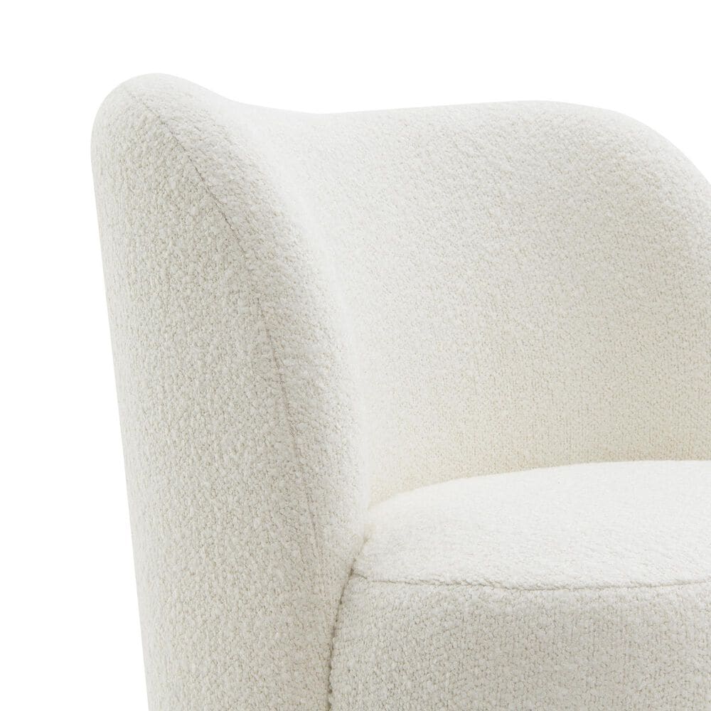 Furniture of America Velra Accent Chair in White, , large