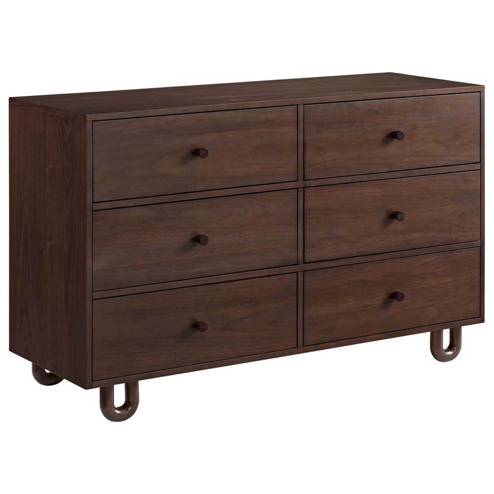 Oxford Baby Meridian 6 Drawer Dresser in Cognac, , large
