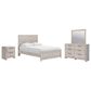 Ashley Broachmyn 4 Piece Full Bedroom Set in Light Gray, , large