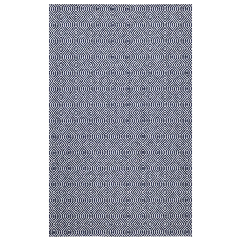 Safavieh Martha Stewart Cotton MSR401M 9" x 12" Blue and Grey Area Rug, , large