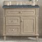 James Martin Vanities Lorelai 36" Single Vanity in Whitewashed Oak with 3 cm Parisien Bleu Quartz Top, , large