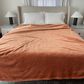 Peking Handicraft 90" x 108" Queen Plush Blanket in Tan Clay, , large
