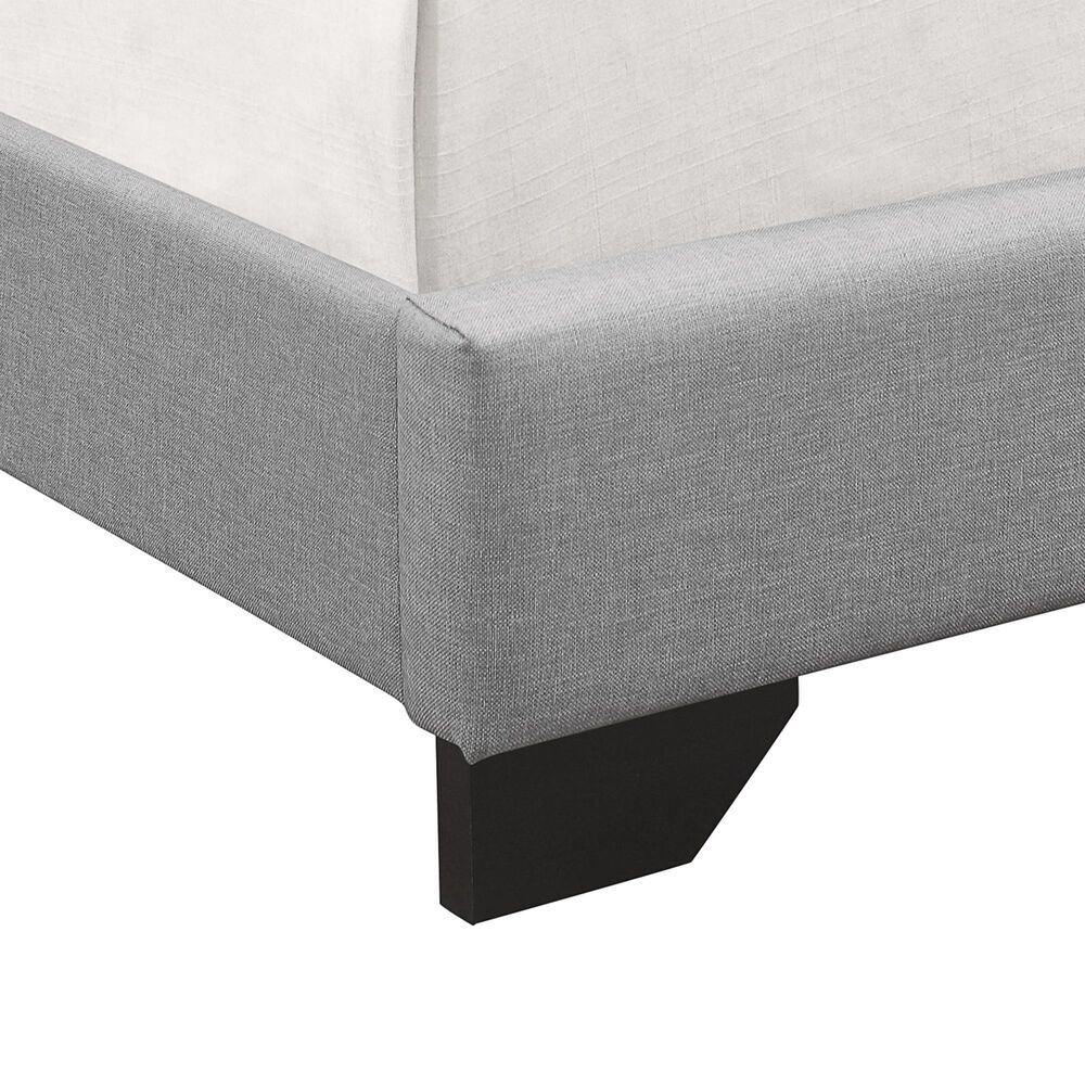 The Monday Company Twin Upholstered Bed in Gray, , large