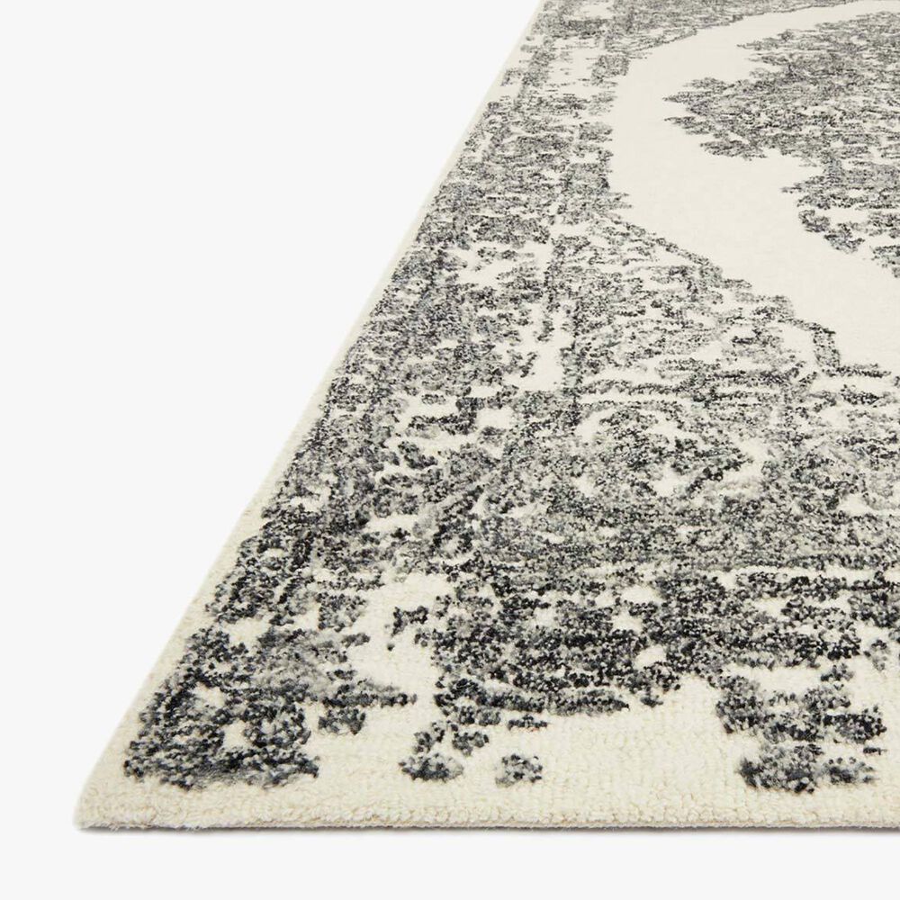 Magnolia Home Annie ANN-02 2&#39;3&quot; x 3&#39;9&quot; White and Black Area Rug, , large