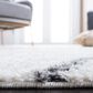 Safavieh August Shag AUG582A 2"2" x 9" Ivory and Grey Runner, , large
