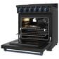 Thor Kitchen Gordon Ramsay 4.6 Cu. Ft. Professional Liquid Propane Range with Blue Handle Kit in Black, , large