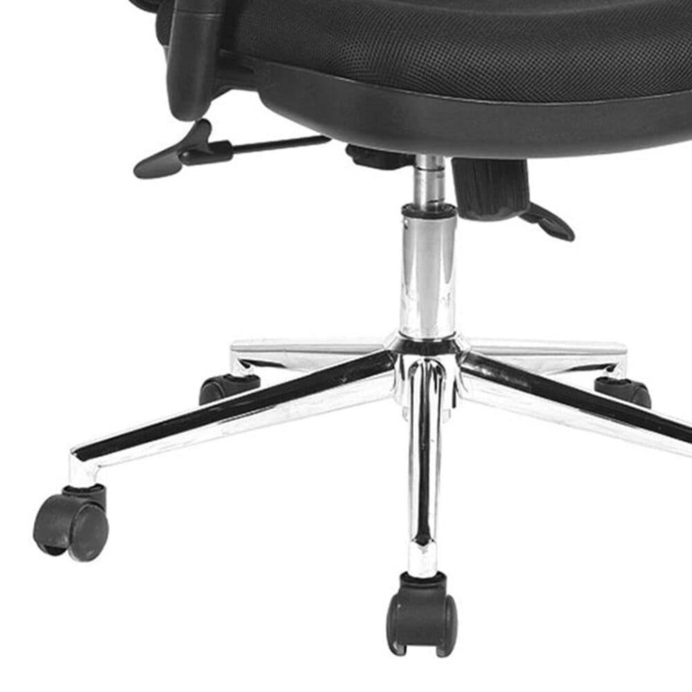 Rta Products Llc High Back Mesh Office Chair With Chrome Base in Black, , large