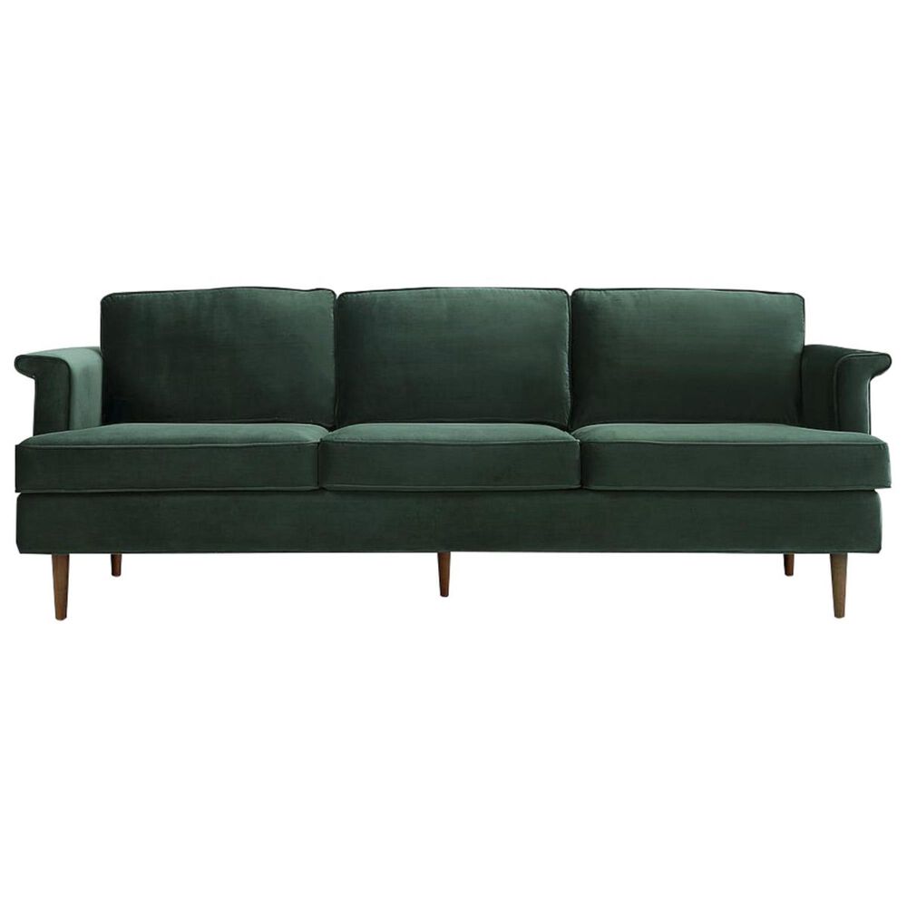 Tov Furniture Porter Sofa in Green Velvet Nebraska Furniture Mart