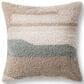 Classic Home Sita 22" Square Throw Pillow in Sage and Natural, , large