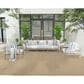 Nourison Courtyard Natural 10" x 14" Indoor/Outdoor Area Rug, , large