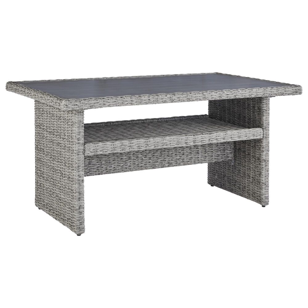 Ashley Naples Beach Patio Multi-Use Table in Light Gray, , large
