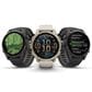 Garmin Fenix 8 Sapphire AMOLED Smartwatch 43mm Soft Gold Case with Fog Gray and Dark Sandstone Silicone Band, , large