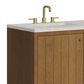 James Martin Hudson 60" Double Bathroom Vanity in Honey Oak with 3 cm Siberian Silestone Top and Rectangular Sinks, , large