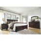 Millenium Porter 4-Piece Queen Bedroom Set in Burnished Brown, , large
