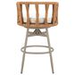 Zuo Modern Safal Patio Swivel Barstool in Multicolor, , large