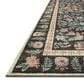 Rifle Paper Co Eden Mughal Garden 2" x 5" Black Runner, , large