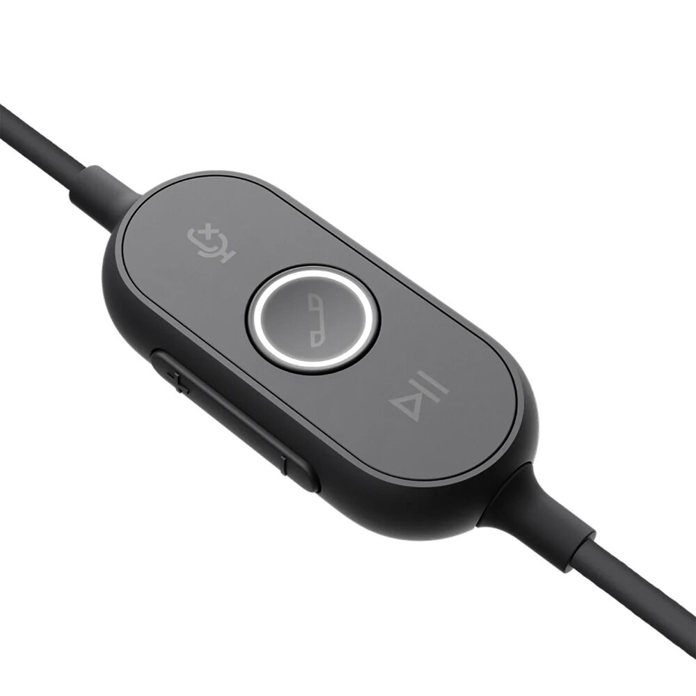 Logitech Zone 750 Wired Headset in Black, , large