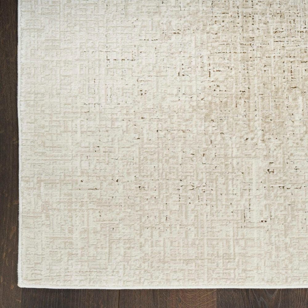 Nourison Grand Street GRN03 Ivory and Beige 6&#39; x 9&#39; Area Rug, , large
