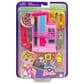 Polly Pocket Barbie Dreamhouse Playset with Three Micro Dolls and Accessories in Pink, , large