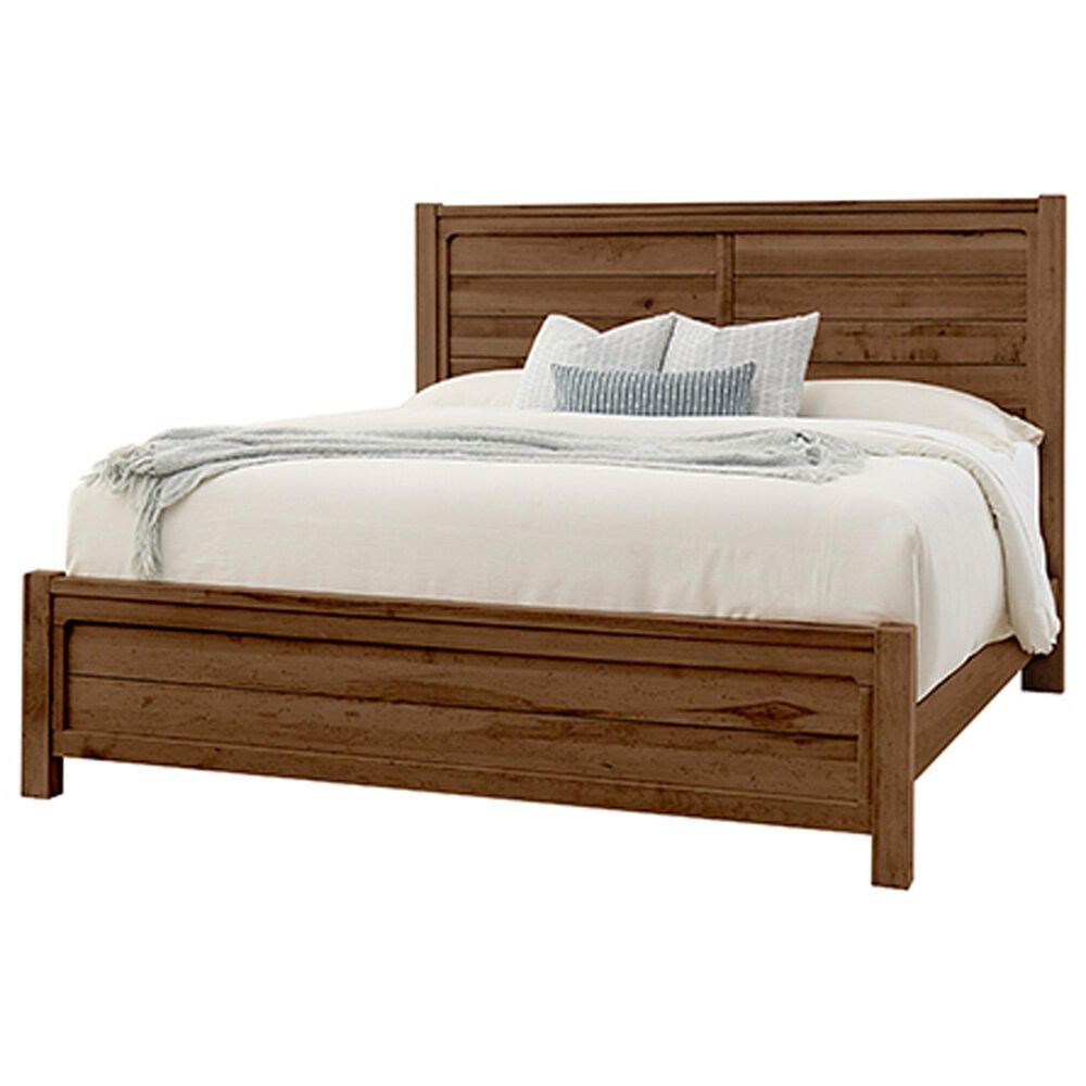 Viceray Collections Cool Rustic 4-Piece Queen Plank Bedroom Set in Amber, , large