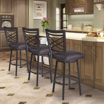 Blue River 26" Swivel Counter Height Stool in Bronze, , large