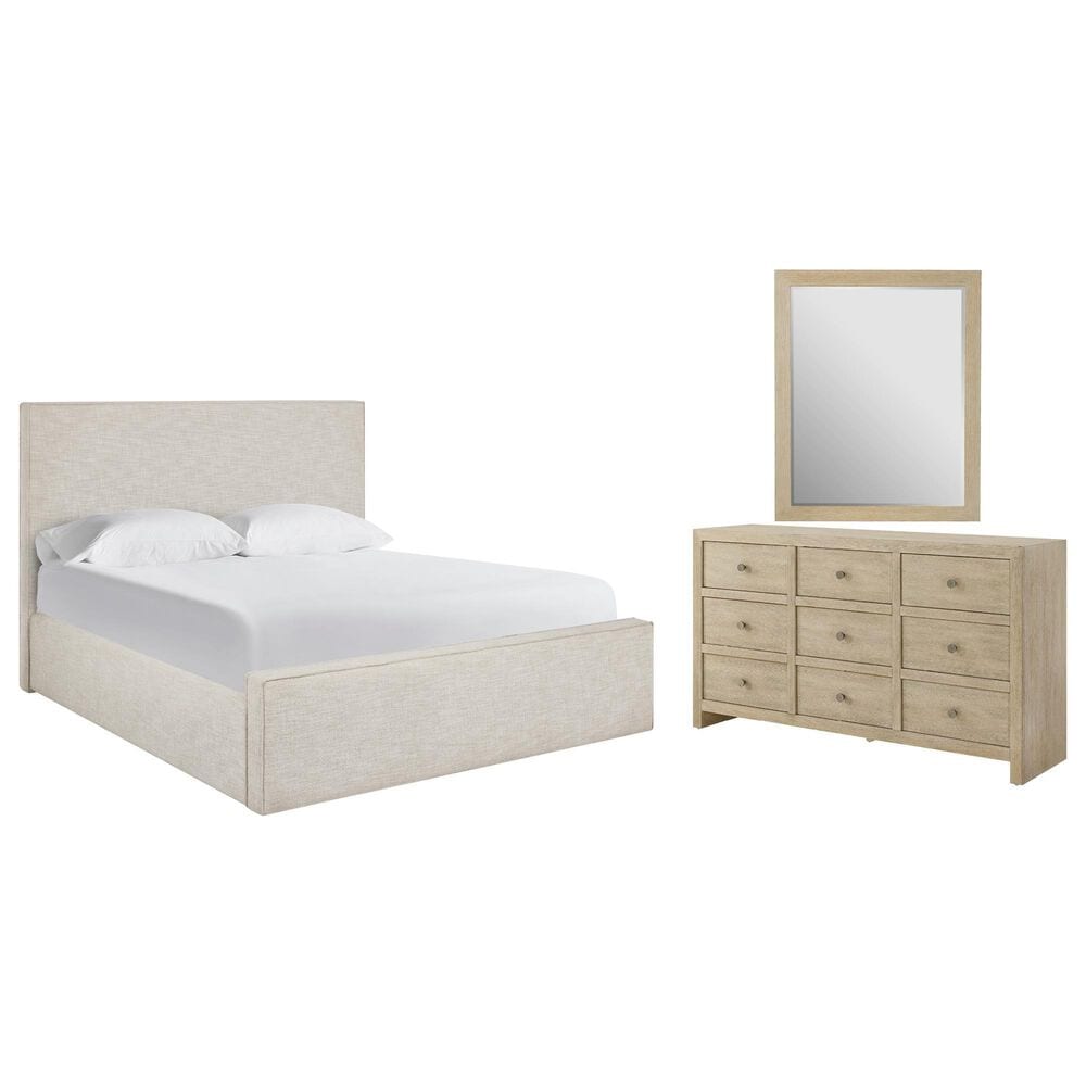 Universal Furniture Oasis 3-Piece Queen Upholstered Bedroom Set in Dockside, , large