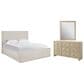 Universal Furniture Oasis 3-Piece Queen Upholstered Bedroom Set in Dockside, , large